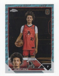 2023/24 Topps Chrome Ote Basketball Aqua Ote Refractor Jalen Lewis - Reapers - Bild 1 von 2