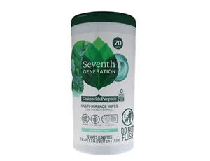 Seventh Gen Garden Mint Multi-Surface Wipes 70ct - Fresh Scent, Easy Cleaning - Picture 1 of 2