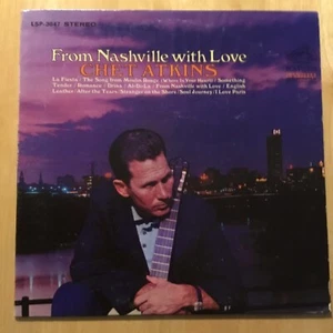 Chet Atkins/ From Nashville With Love/Stereo RCA VG+/VG+ Orig Inner PolyAlbSleev - Picture 1 of 5