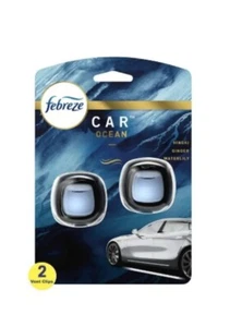 Febreze Car Air Freshner, Ocean, Pack of 2 - Picture 1 of 1