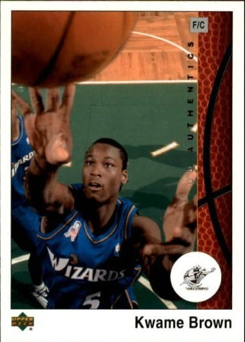 Kwame Brown NBA Select from Base, RC Rookie, & Jersey Singles (Pick Your Cards) - Image 1 of 1