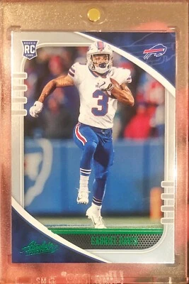 2020 Absolute Football GABRIEL DAVIS Rookie RC #136 Green Parallel + Base Bills - Image 1 of 2