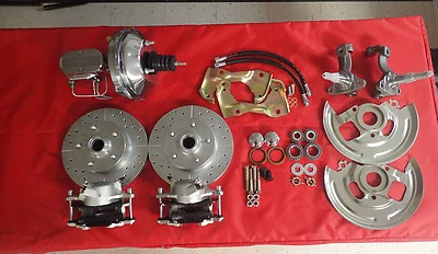 Chevy II Nova 1962-1967 conversión freno disco eléctrico delantero y trasero cromo  Foto 1 de 4