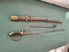 Antique Imperial Russian Infantry "For Bravery" Sword w/ St. Anne Enameled Order