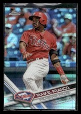 2017 Topps Chrome #119 Maikel Franco Refractor Philadelphia Phillies