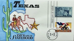 Barbara Montgomery pintado a mano 2968 diseño de la estadidad de Texas basado en Dorthy Knapp - Imagen 1 de 2