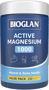 Bioglan Active Magnesium 1000 250 Tabs x 3 Pack - Picture 1 of 1