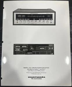 Marantz Model 2325 Stereo Receiver Advertising Photo - Super Rare - NOT A COPY - Picture 1 of 1