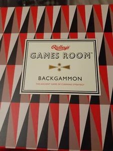 Ridley's Games Room Backgammon Strategy Board Game For Kids and Adults - New - Picture 1 of 7