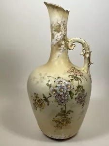 Antik Drehung Teplitz Böhmen RStK Austria handbemalt Krug wie besehen - Bild 1 von 19