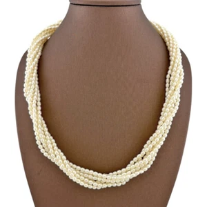MIKIMOTO Necklace K18 yellow gold Pearl used - Picture 1 of 8