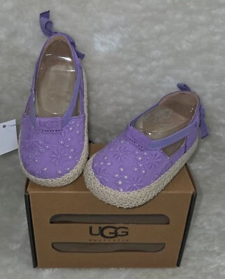 UGG Australia Baby Estee отверстие Baby Shoes младенца размер 2/3 GJLL новый 1004039 - Изображение 1 из 4