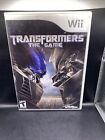 Transformers: The Game (Nintendo Wii, 2007) Cib And Tested