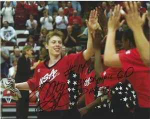 KATIE SMITH Signed 8x10 Photo USA Olympics WNBA Basketball HALL OF FAME Vintage - Picture 1 of 1