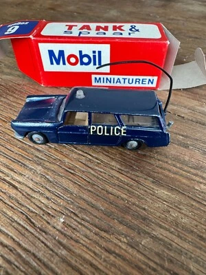 RARE MAJORETTE RAIL ROUTE PEUGEOT 404 "POLICE" N°216 BOITE TANK & SPAAR - Photo 1/4