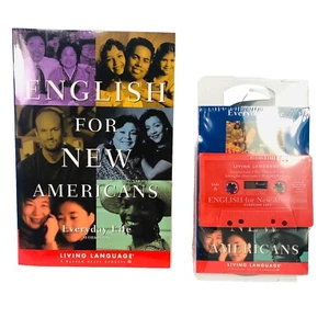 English for New Americans : Everyday Life VCR TAPE and CASSETTE Language Study - Picture 1 of 11