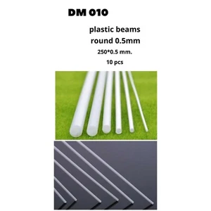 Dan Models DM 010 Kunststoffträger 250x0,5 mm, 10 Stück - für maßstabsgetreuen Modellbausatz - Bild 1 von 5