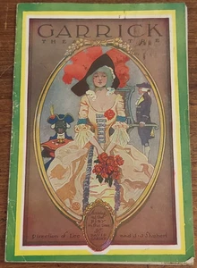 Vintage Garrick Shubert Theater Detroit 1926 Spielplan Programm mit Werbung - Bild 1 von 8