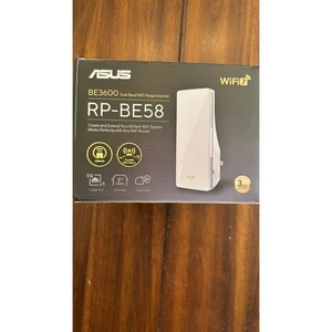 Extensor de alcance ASUS WiFi 7 RP-BE58 BE3600 doble banda AiMesh fácil configuración - Imagen 1 de 10