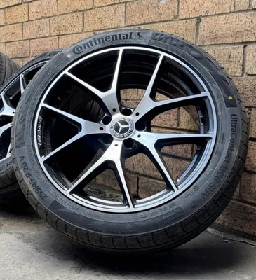 Genuine Mercedes GLC 20 Inch Staggered Wheels With Continental Tyres - image 1 of 4
