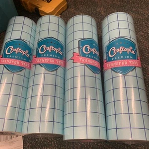 Craftopia Transfer Tape 12i In X 12ft Vinyl Tape roll with Blue Align Grid ... - Picture 1 of 1