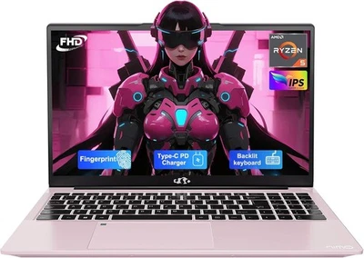 NIMO 15.6'' IPS FHD-Laptop, 16GB RAM 1TB SSD AMD Ryzen 5(4 Cores Up to 3.7GHz) - Image 1 of 4