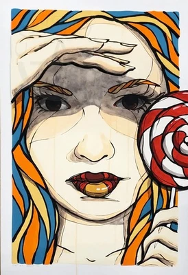 El Bocho - Lollipop - 3D-Konstruktion - handsigniert 🎄 schöne Geschenke - Bild 1 von 3