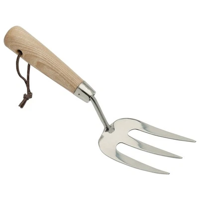 Draper 99025 Heritage Stainless Steel Hand Weeding Fork with Ash Handle - Image 1 of 2