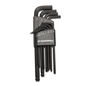 Juego de llaves hexagonales GearWrench de 13 piezas con extremo de bola largo SAE - Imagen 1 de 1
