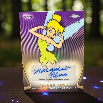 2025 Topps Chrome Disney TINKER BELL AUTO Margaret Kelly Signed 27/75 - Image 1 of 4