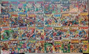 Mighty Thor Bronze Lot (40) #221-300* Many 1st Apps, W/ MVS' 1971 High Mid Grade - Picture 1 of 24