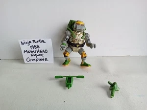 FIGURA CABEZA DE METAL TORTUGA NINJA 1989 TMNT COMPLETA MFG PLAYMATE TOYS BONITA - Imagen 1 de 5