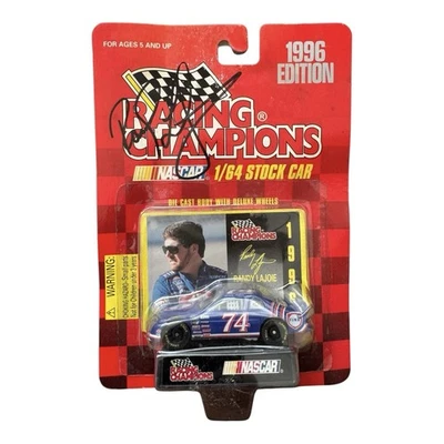 Подписанная грубая карточка чемпиона гонок Рэнди Лажуа NASCAR 1997 издание 1:64 - Изображение 1 из 2