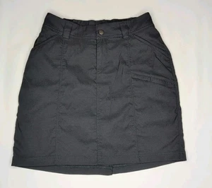 Duluth Skorts Skirt Sz 4 Black Nylon Pickleball Athlesuire Golf Tennis Hiking - Picture 1 of 10