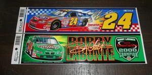 Pegatinas de parachoques Jeff Gordon & Bobby LaBante NASCAR. ¡Lote! - Imagen 1 de 1