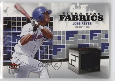 2006 Fleer Ultra Fine Fabrics Jose Reyes #FM-JR - Image 1 of 2