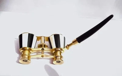 Mother of Pearl Opera Glasses | Handmade Brass Binoculars Gift For Occasions - Image 1 of 4