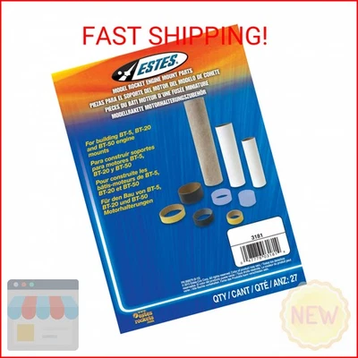 Piezas de montaje de motor Estes Rockets 3181 BT5, BT20, BT50, para cohetes modelo, (27pie Foto 1 de 2