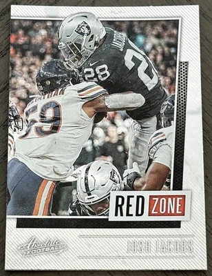 2020 Panini Absolute #RZ-JJ Josh Jacobs Red Zone Las Vegas Raiders - Image 1 of 2