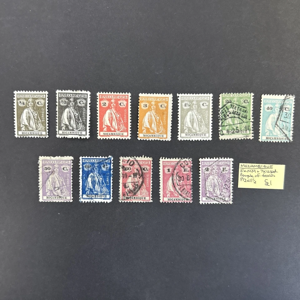 Mozambique X5 mm + X7 usado par de fallas P12 X 11,5 Foto 1 de 1