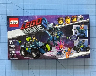 LEGO #70826 Rex's Rex-treme Offroader! 236 pcs The Lego Movie 2 (new & sealed) - Image 1 of 4
