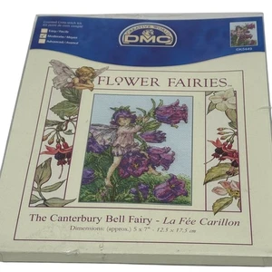 DMC Creative World Flower Fairies Canterbury Bell Fairy kit punto croce contato - Foto 1 di 7