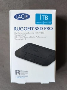 LaCie Rugged SSD Pro 1TB Thunderbolt Mac & PC externe Festplatte nVME *NEU OVP* - Photo 1/5