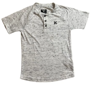 Hurley Boys' Henley T-Shirt – Youth Medium – Soft Gray Athletic - Good condition - Picture 1 of 6