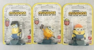 Lote de 3 Figuras Despicable Me Minions Kevin Bob Otto Micro Colección Cake Tops - Imagen 1 de 4