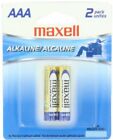 Maxell 723807 LR03 2BP AAA 1.5V Alkaline Battery Long Lasting 2 Pack [New Batter