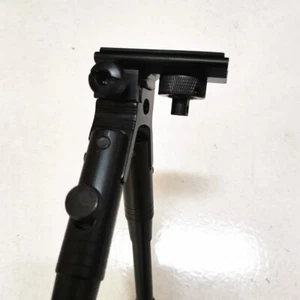 7" To 9" Adjustable Folding Picatinny Bipod with Swivel Stud Adapter for Hunting - Picture 1 of 9