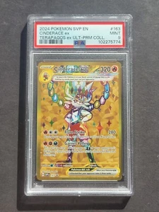 PSA 9 CINDERACE EX 163 PROMO - SVP EN TERAPAGOS UPC GOLD CARD HOLO - MINT - Bild 1 von 2