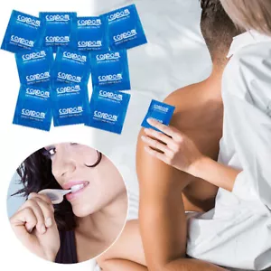 100PC Ultra Thin Latex Kondome Extended Pleasure Extra Time Bulk Pack Sex Delay+ - Bild 1 von 11