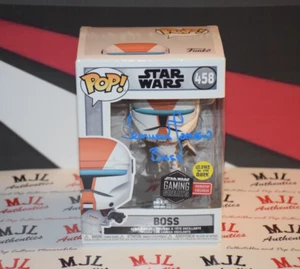 TEMUERA MORRISON SIGNED/AUTOGRAPHED STAR WARS BOSS 458 FUNKO POP W/ JSA B - Picture 1 of 9